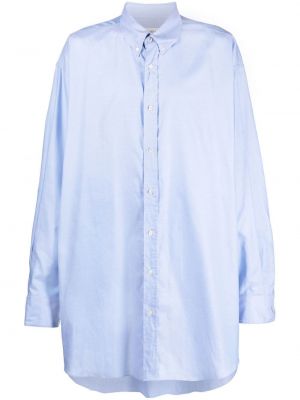 Chemise avec manches longues oversize Maison Margiela bleu