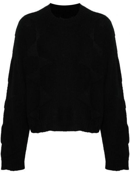 Trøje kort sweater Heliot Emil sort