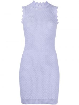 Vestito con collo alto Victoria Beckham viola