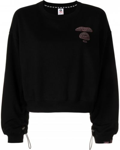 Trykt sweatshirt Aape By *a Bathing Ape® svart