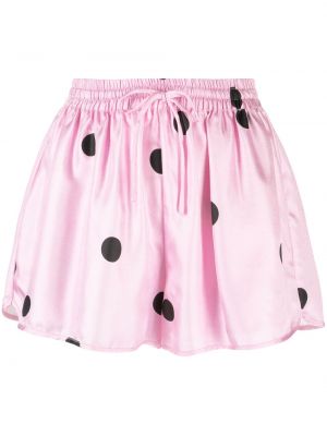 Gepunktete shorts Cynthia Rowley pink