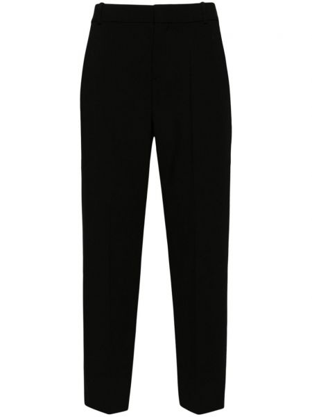 Nohavice s lisovaným záhybom Balmain čierna