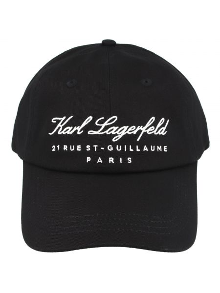 Cappello con visiera Karl Lagerfeld nero