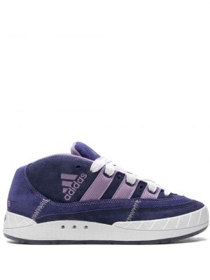 Semišové tenisky Adidas fialová