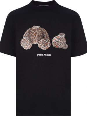 Леопардовая футболка Palm Angels