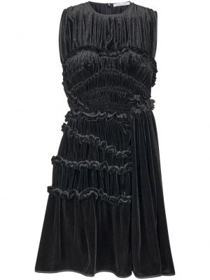 Плисирана миди рокля Cecilie Bahnsen черно