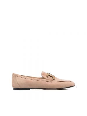 Beżowe loafers Tod's