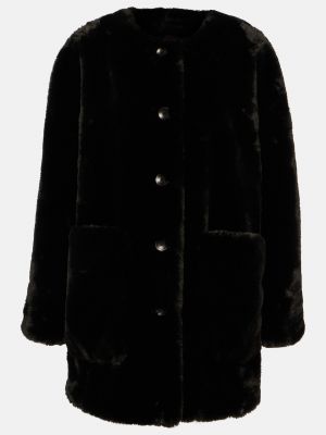 Пальто penelope из искусственного меха white label Proenza Schouler черный