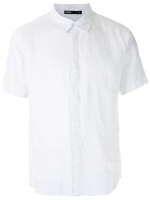 Lininė marškiniai trumpomis rankovėmis Handred balta
