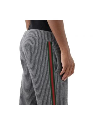Pantalones de chándal de lana de cachemir con estampado de cachemira Gucci