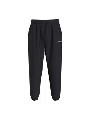 Pantalon de joggings large Calvin Klein Jeans noir