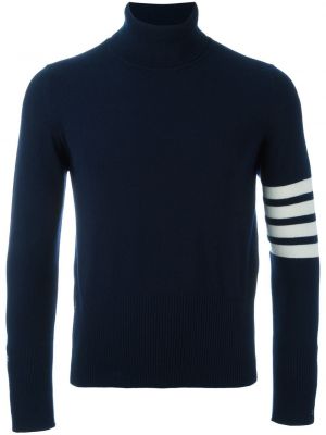 Пуловер на райета Thom Browne синьо