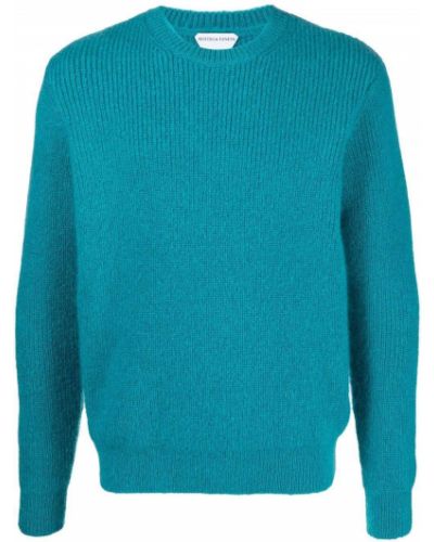Пуловер Bottega Veneta синьо