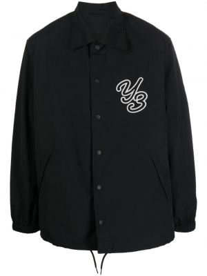 Siuvinėta marškiniai Y-3 juoda