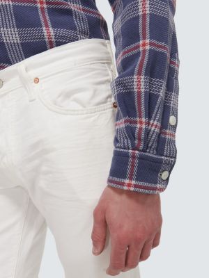 Skinny fit džinsai slim fit Polo Ralph Lauren balta