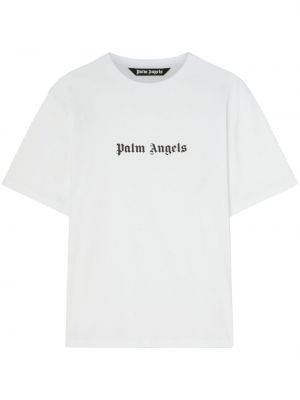 Raštuotas marškinėliai apvaliu kaklu Palm Angels