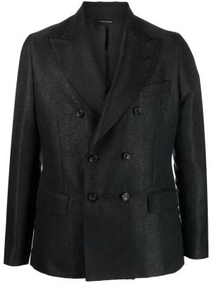 Žakárový oblek Reveres 1949 čierna