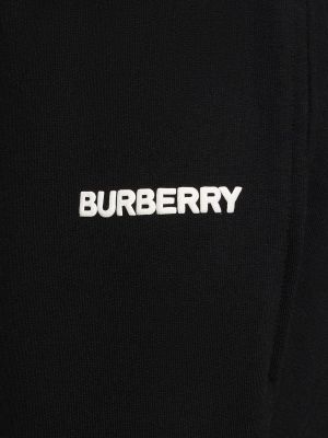 Jersey pamut sport nadrág Burberry fekete