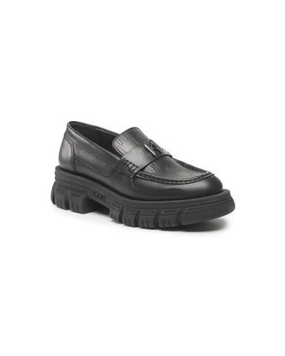 Pantofi loafer Karl Lagerfeld negru