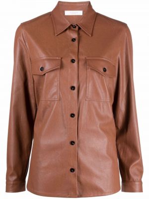 Camisa manga larga Glanshirt marrón