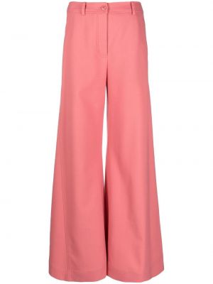 Pantaloni a vita alta Boutique Moschino rosa