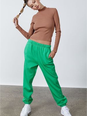 Pantaloni sport Madmext verde