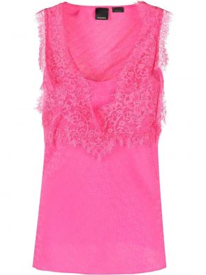 Blonder topp Pinko rosa