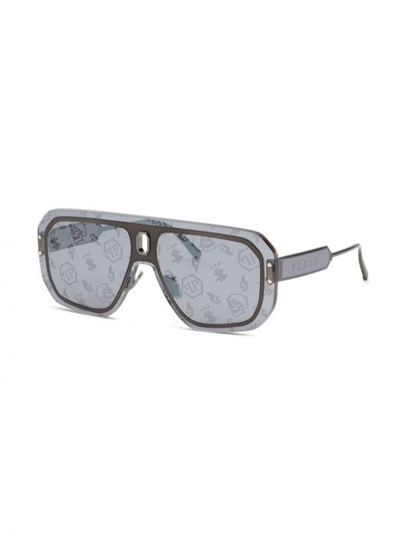 Oversize saulesbrilles Philipp Plein pelēks