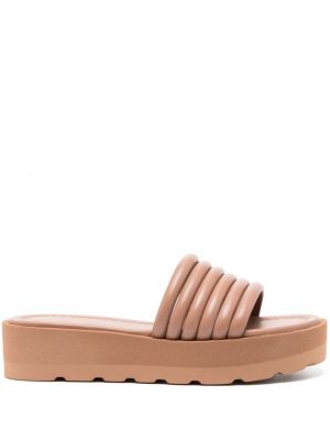 Slip-on platvorm sandaalid Gianvito Rossi roosa