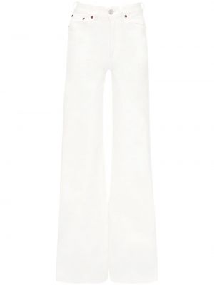 Straight leg jeans Victoria Beckham bianco