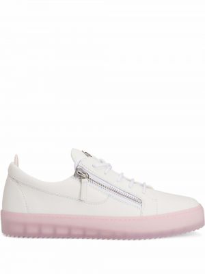 Lær sneakers Giuseppe Zanotti hvit