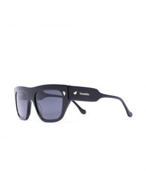 Okulary przeciwsłoneczne oversize Nanushka czarne