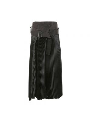 Długa spódnica plisowana Junya Watanabe czarna