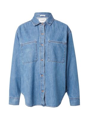 Camicia jeans Abercrombie & Fitch blu