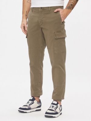 Relaxed панталони jogger Tommy Hilfiger зелено