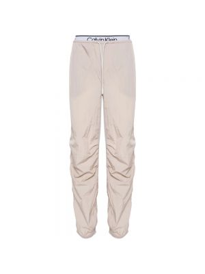 Spodnie sportowe z nadrukiem slim fit Calvin Klein Performance