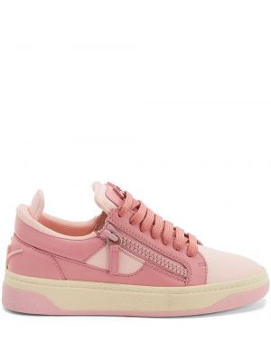 Bőr sneakers Giuseppe Zanotti rózsaszín
