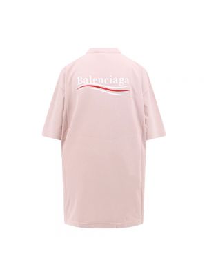 Koszulka Balenciaga różowa