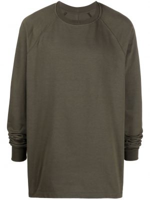 T-shirt a maniche lunghe Rick Owens verde