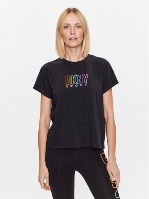 Спортен топ Dkny Sport черно