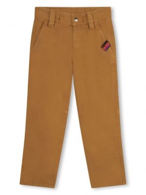 Pantaloni chino Lanvin Enfant marrone