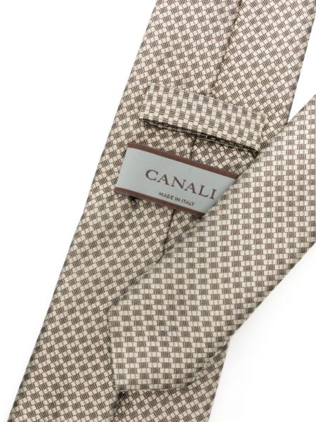Jacquard seiden krawatte Canali