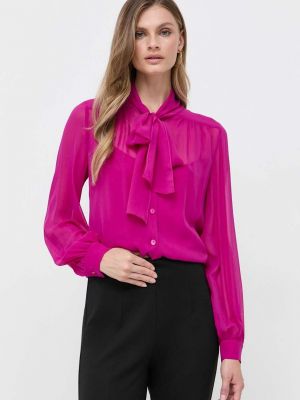 Svilena srajca Luisa Spagnoli roza