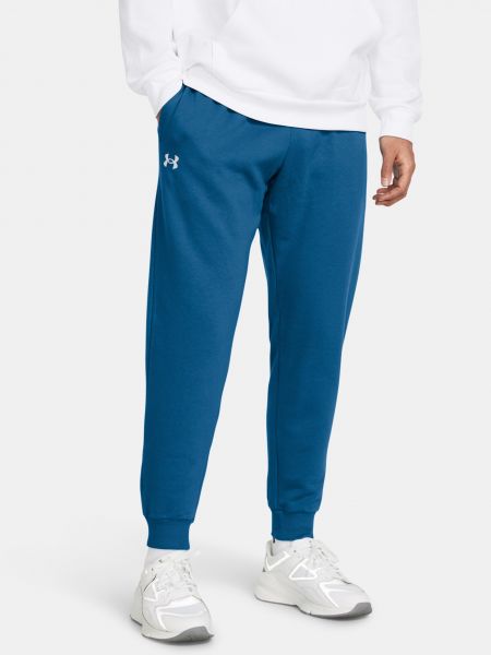 Fleecové sportovní kalhoty Under Armour modré