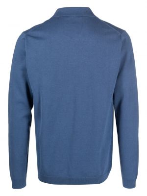 Adīti džemperis ar v veida izgriezumu Norse Projects zils