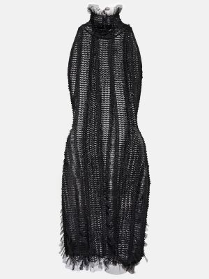 Прозрачна рокля Roberta Einer черно