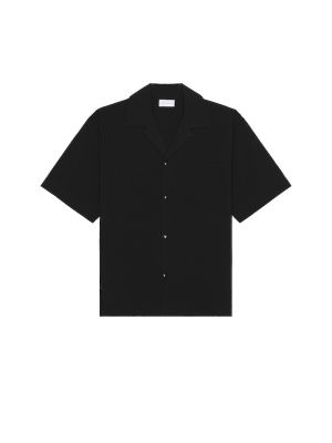 Camisa de algodón John Elliott negro