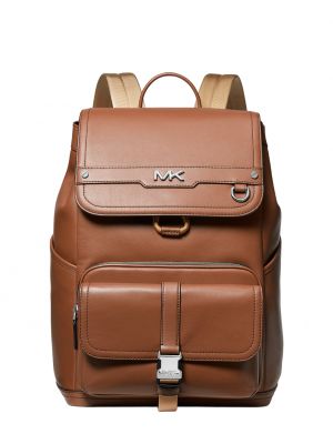 Кожаный рюкзак Michael Kors коричневый