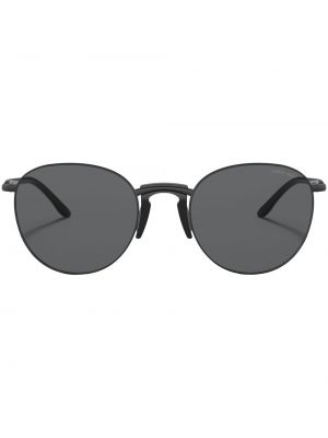 Слънчеви очила с принт Giorgio Armani черно