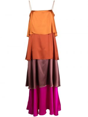 Коктейлна рокля Gianluca Capannolo оранжево